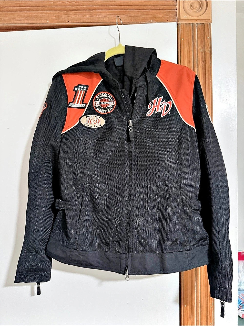 Harley-Davidson Motorcycle Mesh Jacket Womens Size Medium